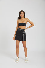 Skirt and belt combo - black