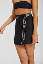 Skirt and belt combo - black